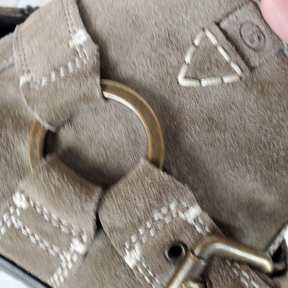 Josef Seibel Harness Sage Green Ankle Boots Size 39/8-8.5 Festival Cowgirl - Picture 6 of 16